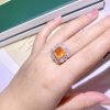 Ama Orange Citrine Open Ring - Image 5