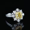 Liberty Citrine Flower-Shaped Open Ring - Image 3